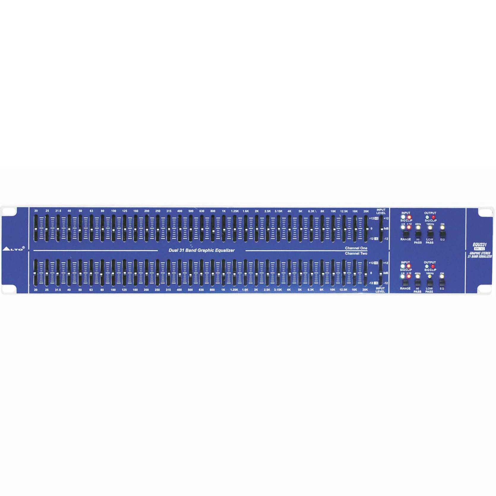 EQU231VUMKII双31段均衡器（带VU表）
