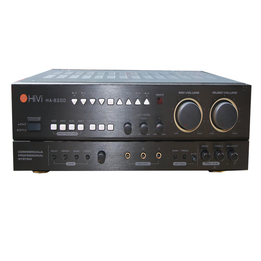 HiVi HA8200卡拉OK合并功率放大器
